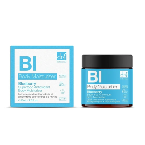 Dr Botanicals Blueberry Superfood Antioxidant Body Moisturiser 60ml