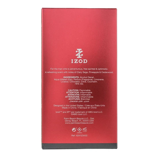 Izod Legacy Red Eau De Toilette 100ml
