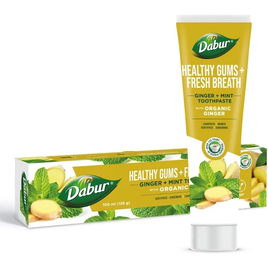 Dabur Healthy Gums Fresh Breath Ginger & Mint Toothpaste 100ml