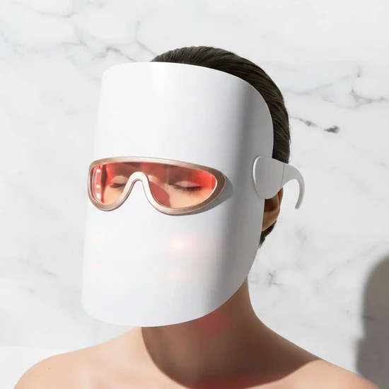 Erth Skin London LED Light Therapy Mask 3-Colour Modes White