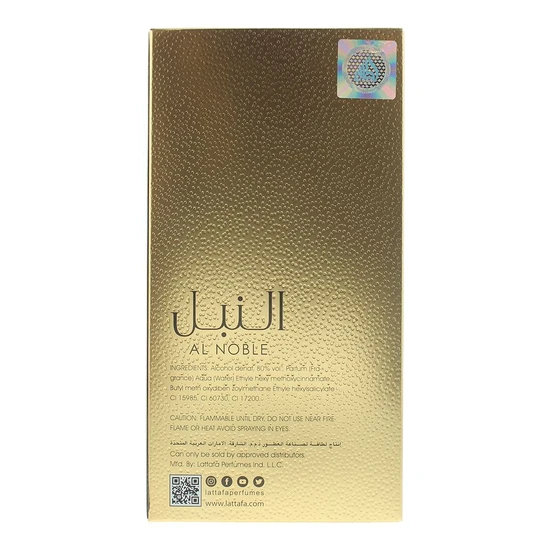 Lattafa Al Noble Ameer Eau De Parfum 100ml