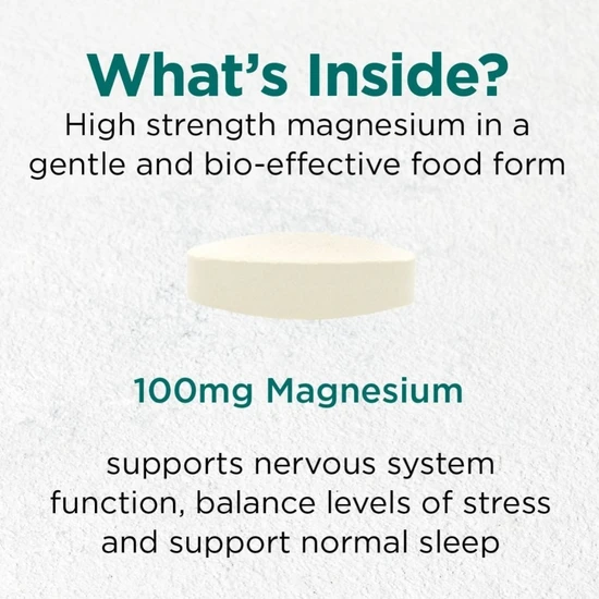 Cytoplan Biofood Magnesium Tablets 100mg, 60 Tablets
