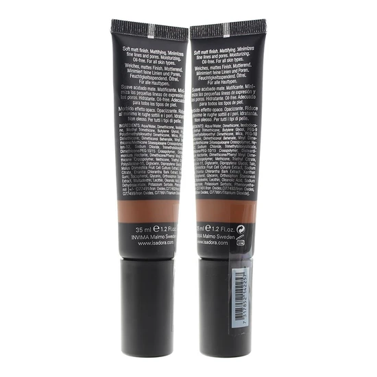 IsaDora Natural Matte Oil-Free Foundation 25 Mocha