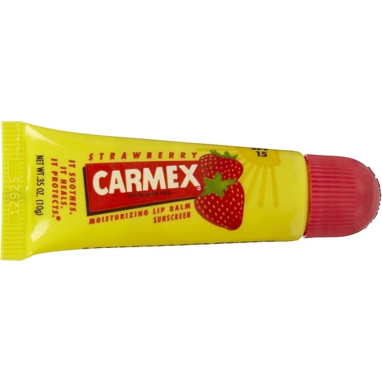 Carmex Classic Lip Balm Tube SPF 15 Strawberry