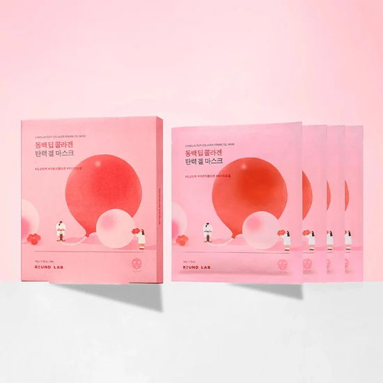 Round Lab Camellia Deep Collagen Firming Gel Mask 1 sheet