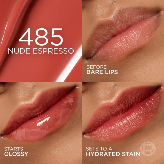 L'Oreal Paris Hyaluron Tint Lip Stain Serum 485 Nude Espresso