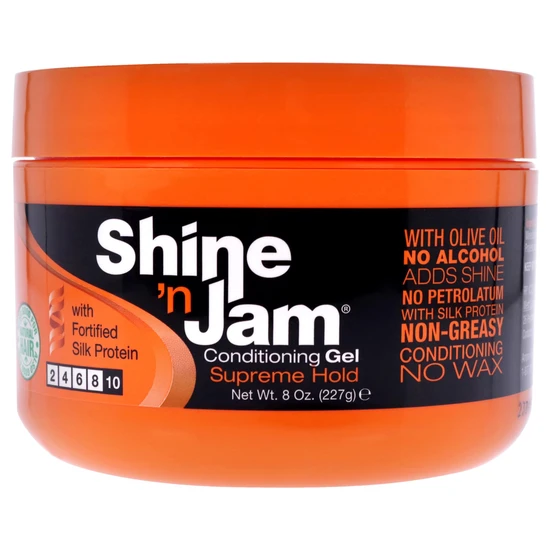 Ampro Shine 'n Jam Conditioning Gel Supreme Hold 4oz