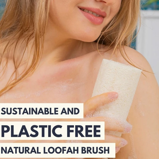 Eco Bath London Natural Loofah 5 With String