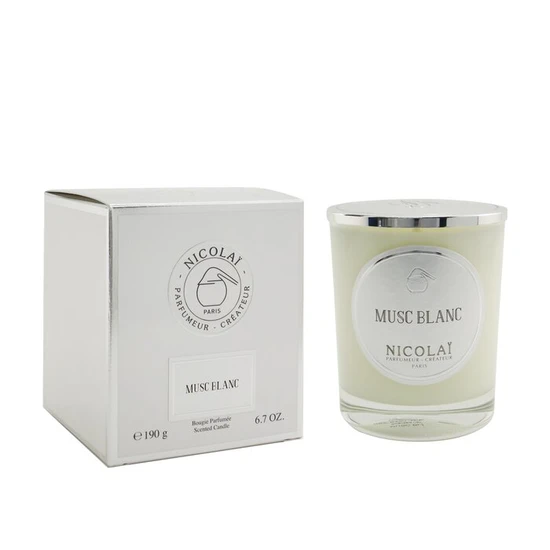 Nicolai Scented Candle Musc Blanc 190g