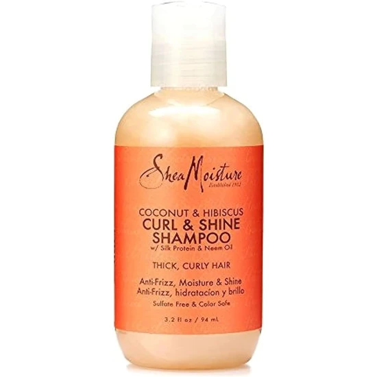 Shea Moisture Coconut & Hibiscus Curl & Shine Shampoo 379ml