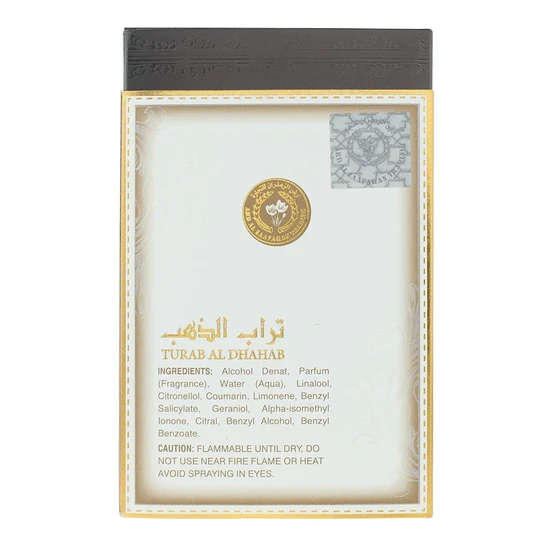 Ard Al Zaafaran Turab Al Dhahab Eau De Parfum 100ml