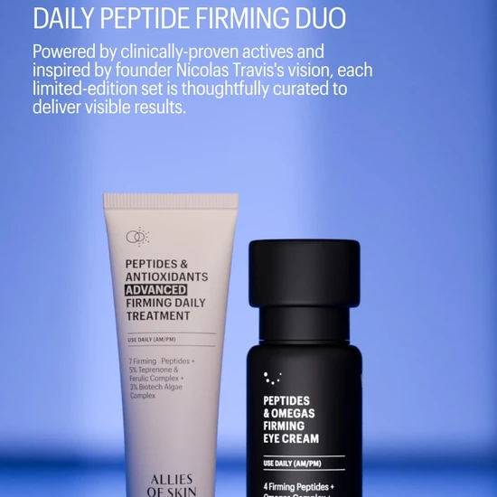 Allies of Skin Daily Firming Duo Face & Eye Peptides Kit