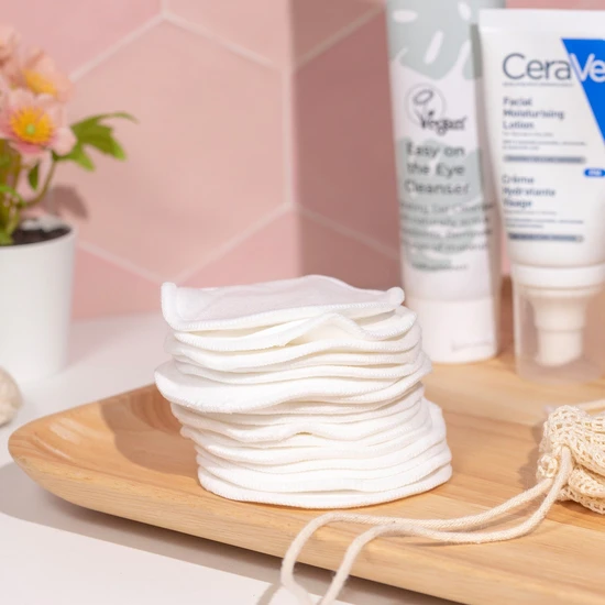 Stylpro Bamboo Reusable Makeup Pads & Laundry Bag 8