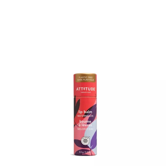 Attitude Plastic-Free Watermelon Lip Balm Enriched With Olive Oil 8.5 g