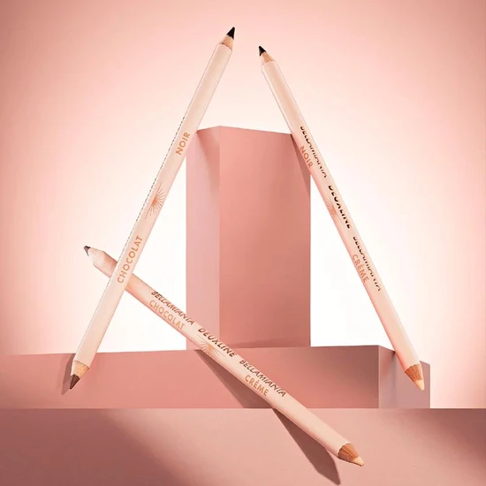 Bellamianta Deuxline Double Ended Pencil Creme & Chocolat