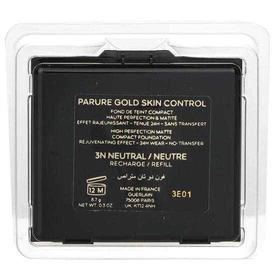 GUERLAIN Parure Gold Skin Control High Perfection Matte Compact Foundation 3N - Refill
