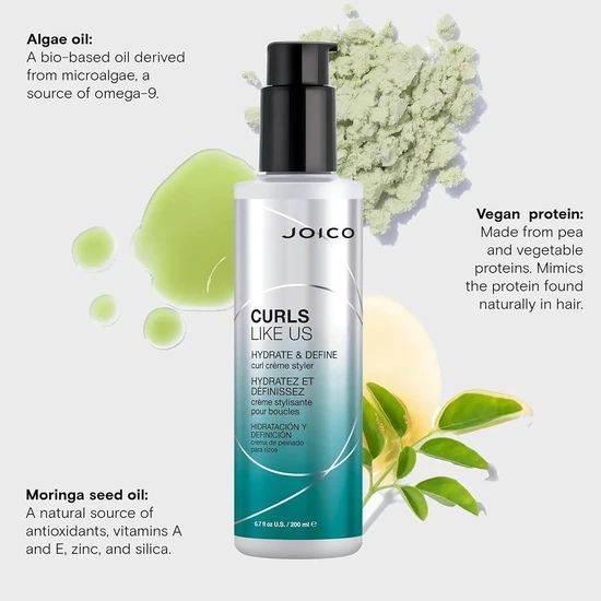 Joico Curls Like Us Hydrate & Define Curl Creme Styler 200ml