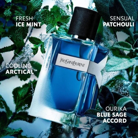 Yves Saint Laurent Y Iced Cologne Eau De Toilette Intense 60ml