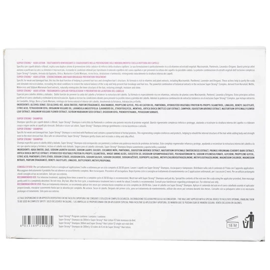 Paul Mitchell Strength Super Strong Complex Programme Set: Shampoo + Hair Lotion 13pcs
