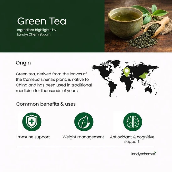 Life Extension Mega Green Tea Extract Vegicaps 100 Vegicaps