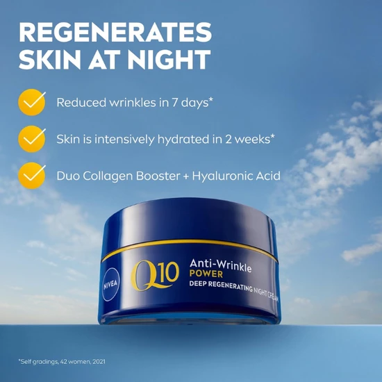 Nivea Q10 Power Anti Wrinkle Revitalising Night Cream 50ml