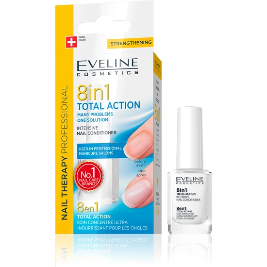 Eveline Nail Therapy 8-In-1 Intensive Nail Conditioner 12ml