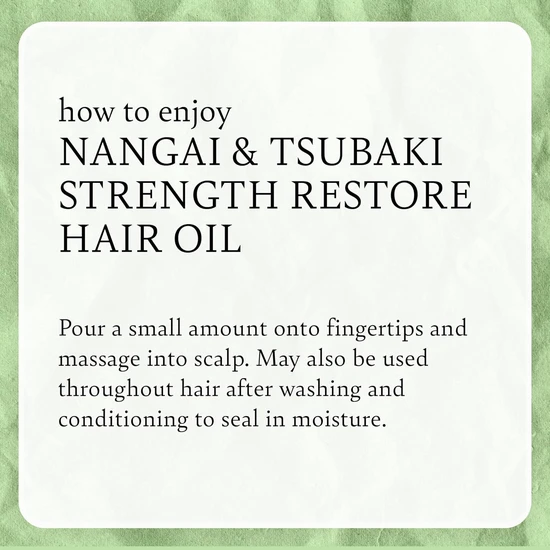 Camille Rose Nangai & Tsubaki Strength Restore Hair Oil 118.2ml