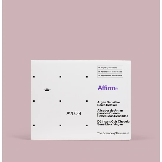 Avlon Affirm Argan Oil Sensitive Scalp Relaxer 4 Single Applications