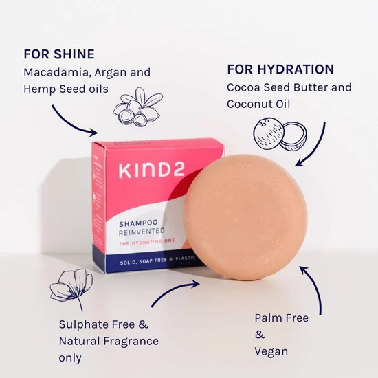 Kind2 The Hydrating One Solid Shampoo Bar