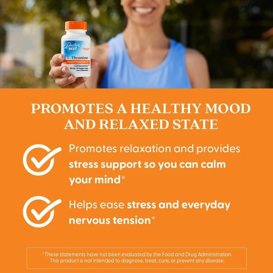 Doctor's Best L-Theanine With Suntheanine 150mg Vcaps 90