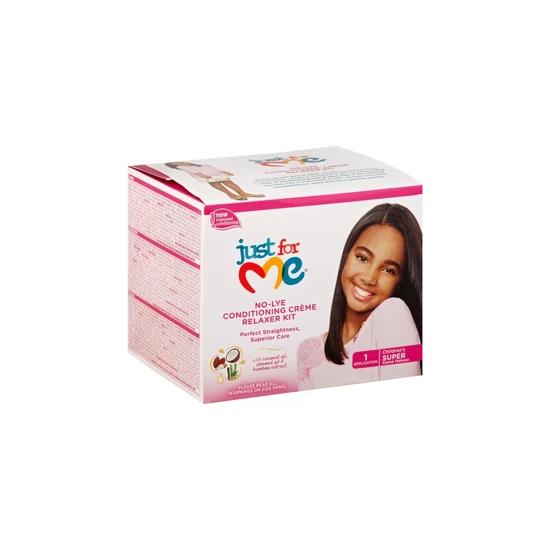 Just For Me No-lye Conditioning Creme Relaxer Kit Regular