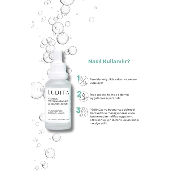 Ludita Niacinamide 10% + Zinc PCA 1% Serum 30ml