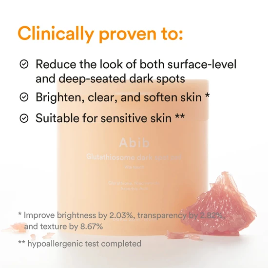 Abib Glutathiosome Dark Spot Pad Vita Touch 60 Pads