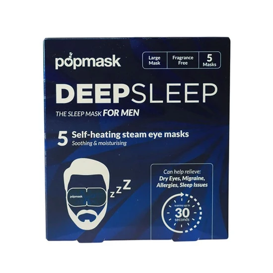 Pop Mask Deep Sleep Self Heating Eye Masks For Men