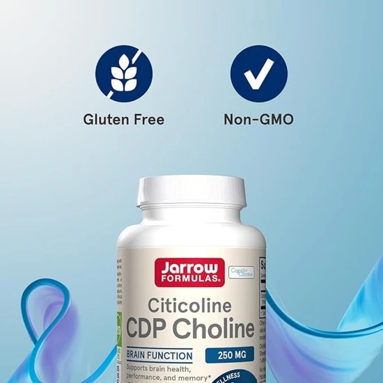 Jarrow Formulas Citicoline CDP Choline 250mg Capsules 60 Capsules