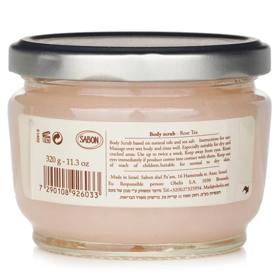 Sabon Body Scrub Rose Tea 320g