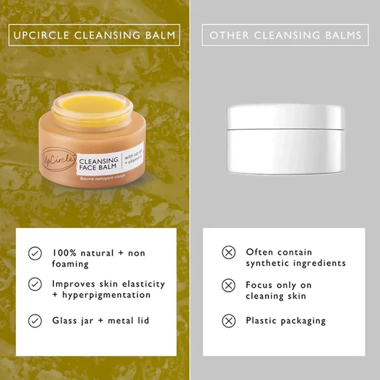 UpCircle Beauty Cleansing Face Balm With Apricot Powder 50ml