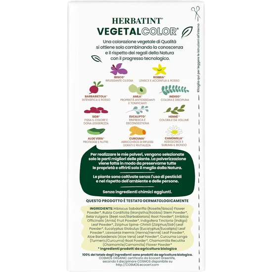 Herbatint Vegetal Organic Hair Colour Cherry Red Power 100g