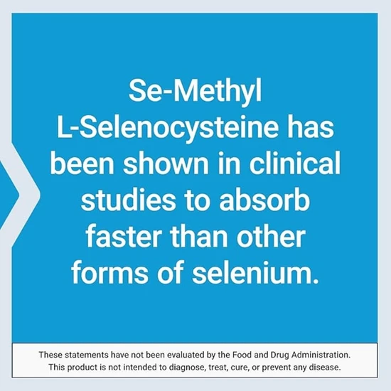 Life Extension Se-Methyl L-Selenocysteine 200mcg 90 Veg Caps