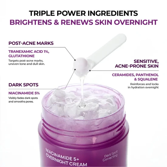 Jumiso Niacinamide 5 + Overnight Cream 50ml