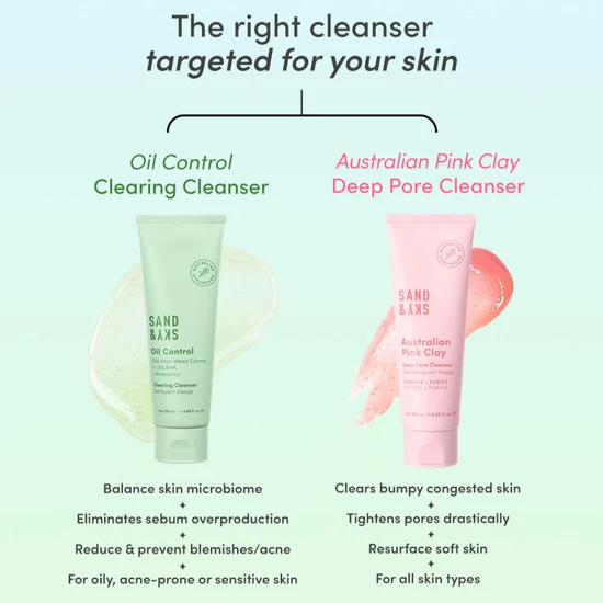 Sand & Sky Oil Control Clearing Cleanser 120ml