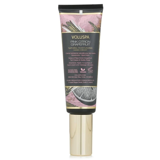 VOLUSPA Pink Citron Grapefruit Hand Cream 50ml