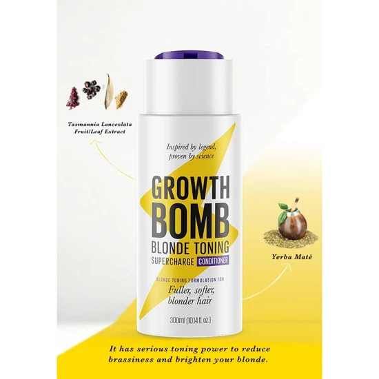 Growth Bomb Blonde Toning Supercharge Conditioner 300ml