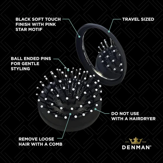 Denman D7 Hair Brush Compact Limited Edition