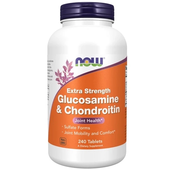NOW Foods Glucosamine & Chondroitin Extra Strength 240 Tablets