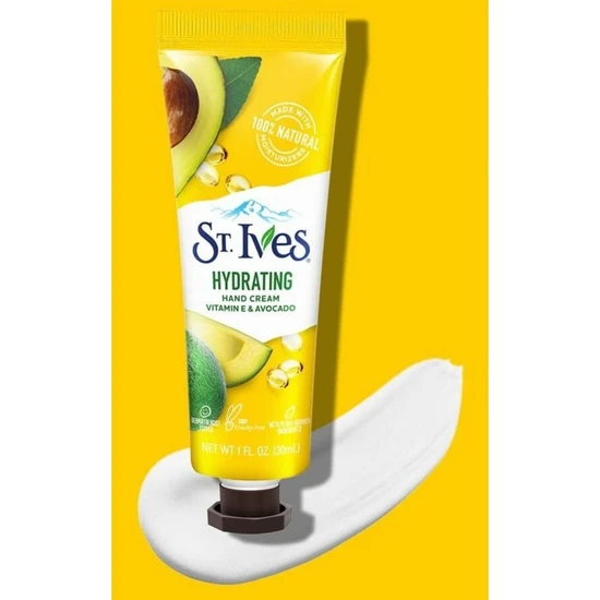 St. Ives Hydrating Vitamin E & Avocado Hand Cream 30ml