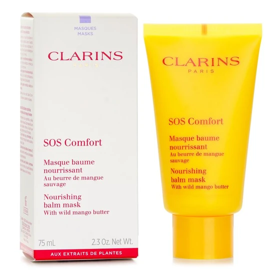 Clarins SOS Comfort Nourishing Balm Mask With Wild Mango Butter For Dry Skin 75ml