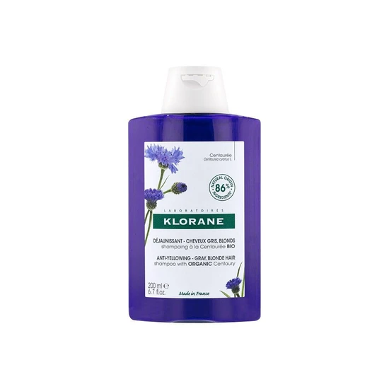 Klorane Centaury Shampoo For Grey/White Hair 200ml