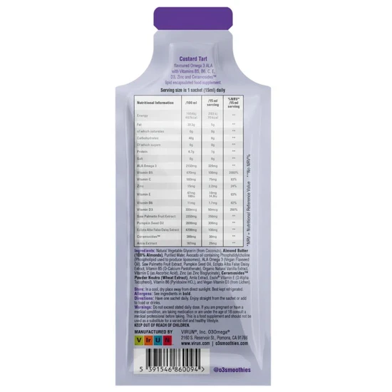 O3Omega Omega 3 Skin, Hair & Immune Function Sachets 14 Sachets