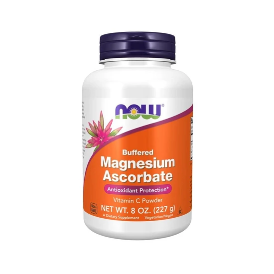 NOW Foods Magnesium Ascorbate Pure Buffered Powder 227g